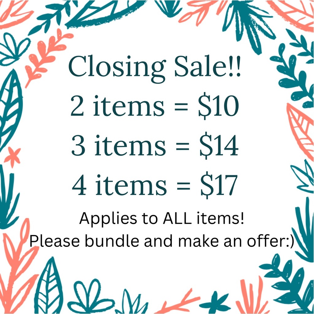 Will accept all reasonable offers!